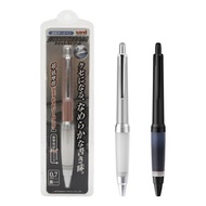 {UU61} Japan Mitsubishi Uni Jetstream Ballpoint Pen - 0.7 Mm - Alpha Gel Grip Series Metal Body Anti