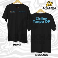 Kredivo T-Shirt Installments Without DP Distro Shirt by Arsakha Industries