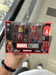 Marvel Studios Be@rbrick 英雄內戰 Iron Man Spider-Man