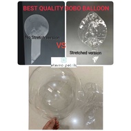 12,18,20, 24, 36 inches Bobo Transparent balloon | Bobo balloon  (2 version) stretched & no stretch