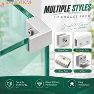 BANO1KM Tile Clamps, Stainless Steel 4mm To 12mm Glass Clip Connector,  Aluminum Alloy Square Clamp 