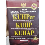 BOOK 3 LAW BOOKS FOR KUHPER, KUHP, KUHAP YEAR 2023 AND 2025 NEWEST ORIGINAL