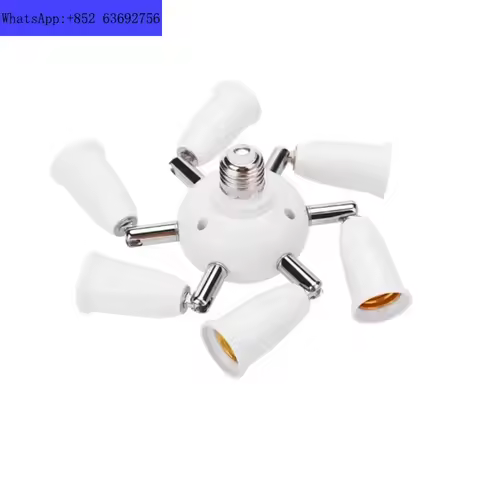 E27 screw socket lamp head brightening converter socket one minute seven turn adapter seat multi hea