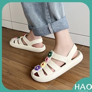 Imported Gladiator Jelly Sandals Sandal/ 3D StickerWanita