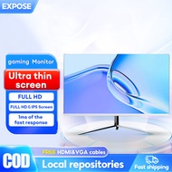 Expose Computer Monitor24 Inch FULL HD 1080P/2K/4K Monitor Curved Surface 75/165HZ HDMI  Office Home Game Laptop Computer Monitor