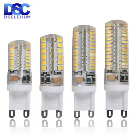 4pcs G9 LED 3W 4W 5W 6W 220V LED G9 Lamp Led bulb SMD 2835 3014 LED G9 light Replace 30W/60W halogen