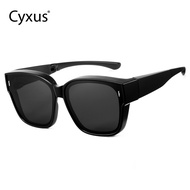 Live: Cyxus Foldable Polarized Fit Over Sunglasses Anti Glare UV Protection Sports Spectacle Women M