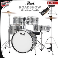 กลองชุด Pearl Roadshow มีหลายสี แถมฟรี เก้าอี้ / ไม้กลอง / กระเป๋าไม้กลอง ครบชุดพร้อมเล่น - ส่งด่วน