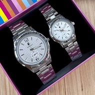 Original Master-Polo Watch Couple set Men & Women Stainless Steel Watch Jam Tangan Pasangan High Qua