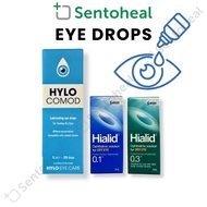 Hylo-Comod Eye Drops 10 ml/ Santen Hialid 0.1% Eye Drops for dry eye - Local Seller -