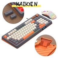 KAIKXIN Keyboard Mouse Set, Backlight Luminous RAIKU T98 Keyboard,  98 Key Layout  Lighting USB Conn