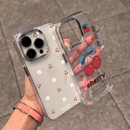 Cherry Clear Casing For Googel PIXEL 10 9 PRO XL 9A 8A PIXEL8 PIXEL9A PIXEL9 Phone Case Transparent 