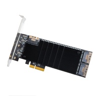 IO CREST 24 Port SATA III to PCIe 3.0 x4 Non-RAID Expansion Card JMB575 JMB582 Low Profile Bracket,S