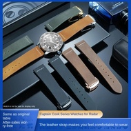 19mm 21mm‌ PULL-UP Leather Watch Strap For RADO Men's Captain Cook Matte watchband CENTRIX/DIAMASTER