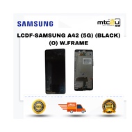 LCDF-SAMSUNG A42 (5G) (BLACK) (O) W.FRAME/LCDF-SAMSUNG A42 (5G) (HITAM) (O) DENGAN BINGKAI