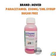 HOVID- PARACETAMOL SEUSPENSION 250MG/5ML 120ML (SUGAR FREE)