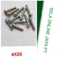 6 quarter25 block bolts