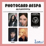 AESPA ARMAGEDDON SUPERNOVA PHOTOCARD