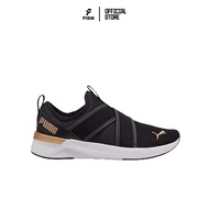 Puma SOFTRIDE HARLI SLIP ON WOMEN'S RUNNING SHOES-PUMA BLACK-PUMA WHITE PUM31147101