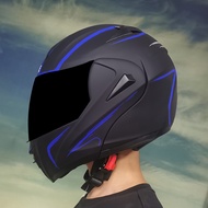 Double lens flip up motorcycle helmet motocross full face helmet racing helmet M L XL XXL