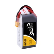 Tattu 14.8V 4S 75C 850mAh LiPo Battery Pack with XT30 Plug for Multirotor FPV from Size 100 to 180 O