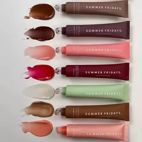 Original Summer Friday's Polypeptide Butter Lip Balm Liquid Hydrating Moisturizing Lip Gloss Cosmeti
