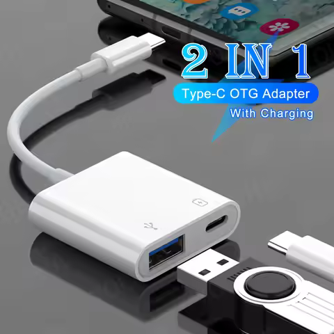 Type C To USB OTG Converter Adapter for Type C Phone Adapter Mouse Keyboard Charging U Disk Camera C
