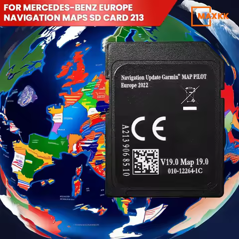 32G latest version for navigation SD card Mercedes V19 car GPS map (A213) 2022-2023 Mercedes C-Class
