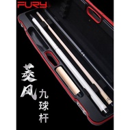[Ready Stock] Billiards Pool Billiard Cue Willie fury Billiard Cue Big Head American Nine-Ball Cue B