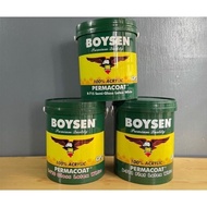 BOYSEN PERMACOAT FLAT LATEX OR SEMI-GLOSS LATEX OR GLOSS LATEX WHITE GALLON PINTURA PANG PADER