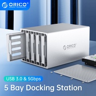 ORICO WS Series 5 Bay 3.5'' SATA to USB3.0 HDD Case Support 5Gbps Aluminum HDD Docking Station HDD Enclosure for Seagate