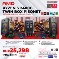 BRANDNEW TWIN PISONET PACKAGE RYZEN 5 2400GE 8GB DDR4 256GB SSD