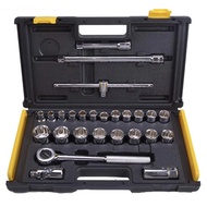 Stanley 27-Piece 1/2" 6 Point Drive Socket Set - Box Socket Set