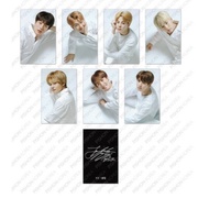 KOREA 7 genuine BTS photo cards with members' autographs