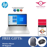 HP 15s-Eq1557AU 15.6'' Laptop Pale Gold ( Athlon 3050U, 8GB RAM, 256GB SSD, ATI, W11, HS )Pre-instal