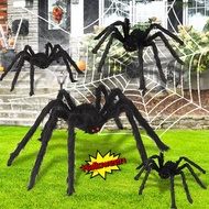 Halloween Spider Decoration - Outdoor Plush Spider Decorations - Halloween Scary Giant Spider - Scar