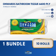 Onwards Bathroom Tissue 6600 Ply Toilet Paper (New 4 ply)