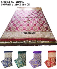 Hambal / Karpet Selimut Rajut Besar Motif geometris 280 x 180 cm