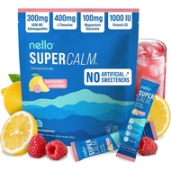 Nello Supercalm Powdered Drink Mix Cortisol Reducer  L Ksm- Magnesium Glycinate Vitamin D   On The G