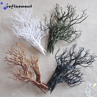 REFINEMENT Fake Tree Branch, Plastic Antler Shaped Artificial Plants,  Decorative Bonsai Living Room