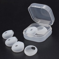 1 Pair Soft Silicone Earphone Case Earbud Pads Earpads Covers Replacement Ear Tips Compatible for ip
