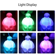 BayMax 7 Color LED Night Light Children cute Cartoon lamp Bedroom Decoration