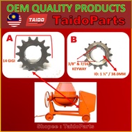 Concrete mixer 7T SPORKET GEAR 14T Mesin bancuh simen enjin