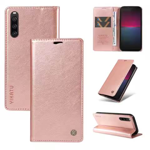 Magnetic Wallet Flip Case For Sony Xperia 1VII 10 5 10V 5V 1 V IV VI VII III 2024 1VI 4G | Premium L