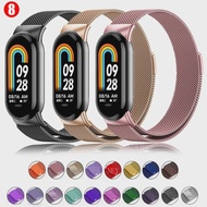Milanese loop for Xiaomi smart Band 8-NFC Strap Sport wristband Miband8 smartwatch Replacement bracelet on Mi band 8 Accessories