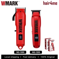 WMARK NG-1005 NG-1205 Professional Hair clipper Trimmer DLC Blade 7000RPM LED Display 1200mAh Men's 