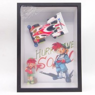 Hot Model Display Frame With Real Car mini4wd 90s Reverse