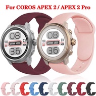 Soft Silicone Strap For COROS APEX 2 Pro Smart Watch Sport replacement strap wristband COROS APEX 2  Silicone Watchband