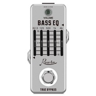 Rowin Bass EQ Pedal Guitar Equalizer Pedal True Bypass All Metal Guitar Effect Pedal