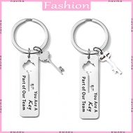 NAV Employee Appreciation Keyring Stainless Steel Keys Rings Car Keys Jewelry